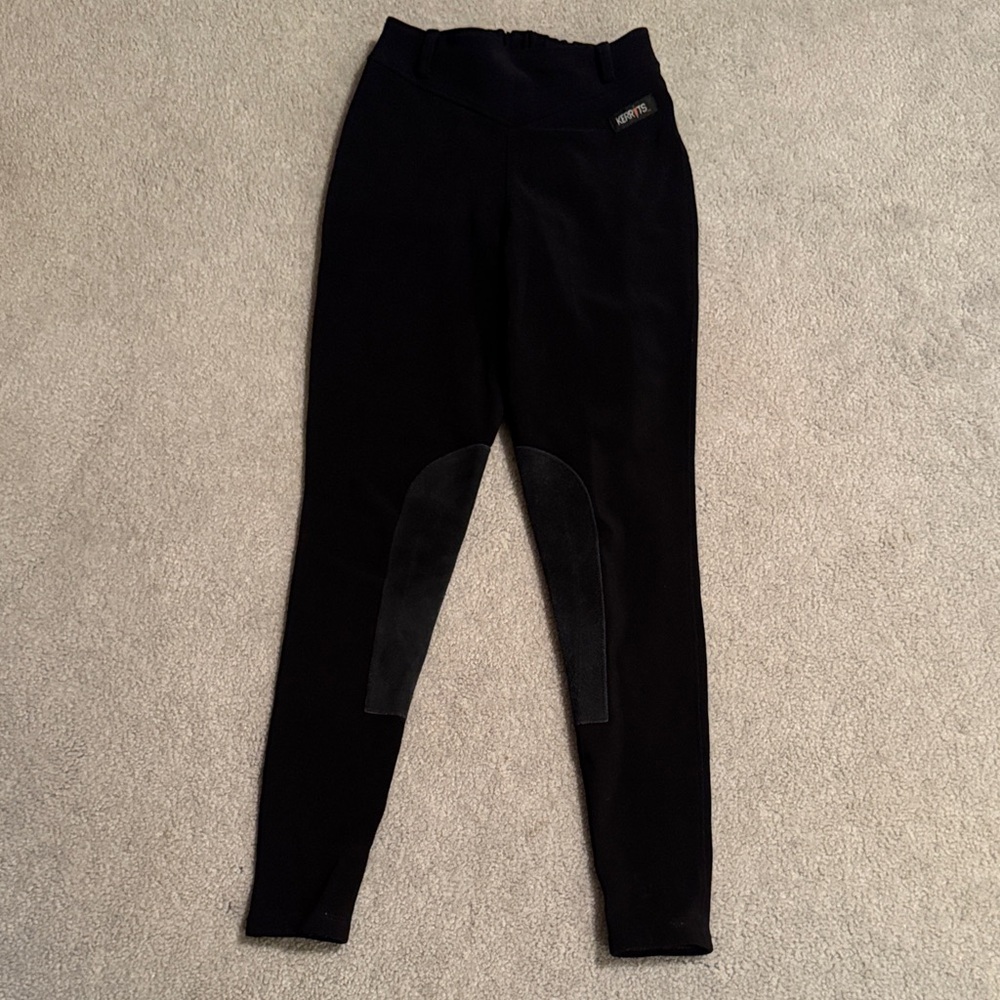 Kerrits Women’s  Black Riding Breeches Vintage made in the USA